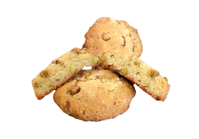 COOKIES ORANGE PISTACHE